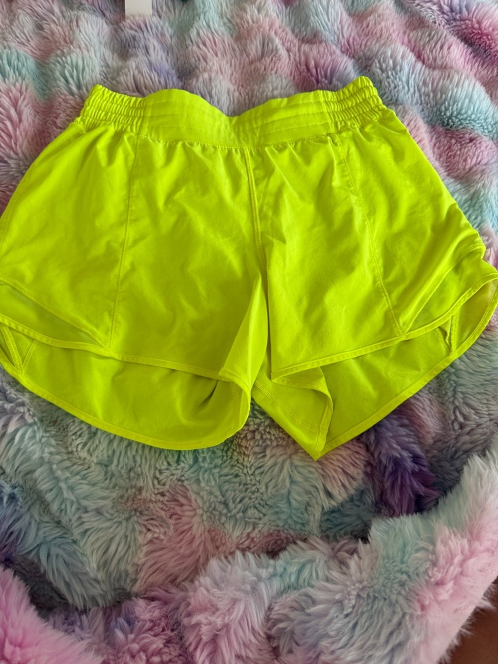 lululemon athletica Neon Yellow Women’s Athletic Shorts